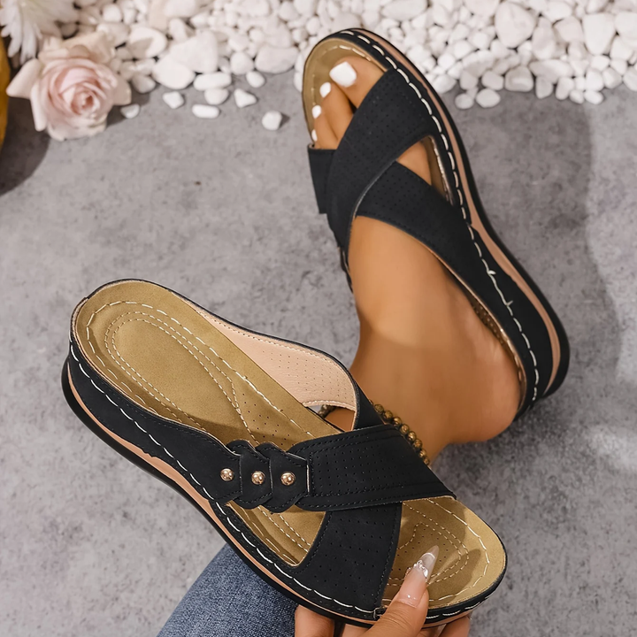 Ezera | Stylish Orthopedic Wedge Sandals - image 10