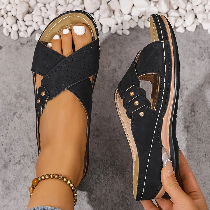 Ezera | Stylish Orthopedic Wedge Sandals - image 11