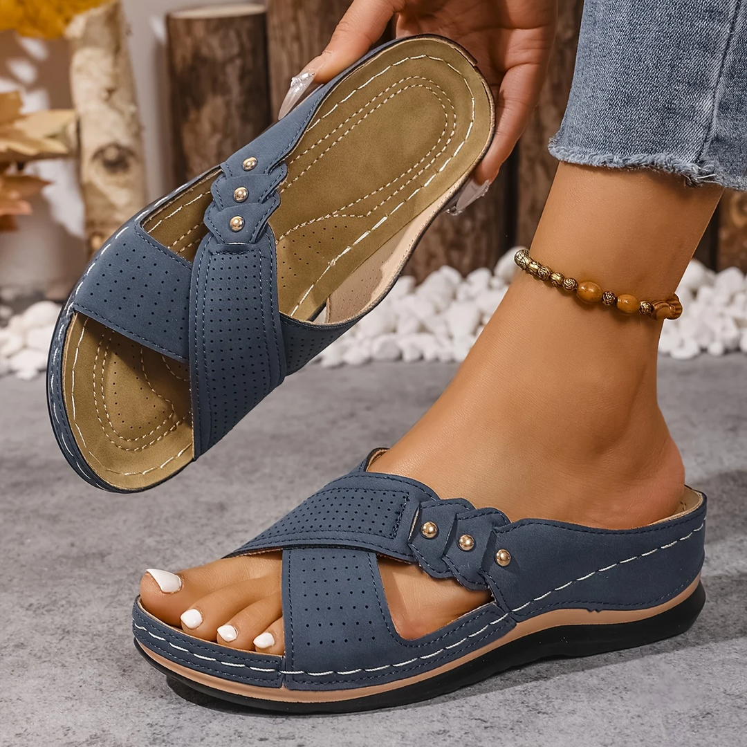 Ezera | Stylish Orthopedic Wedge Sandals - image 2