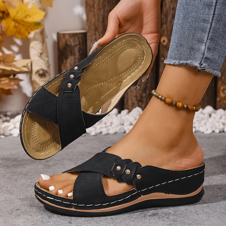 Ezera | Stylish Orthopedic Wedge Sandals - image 9