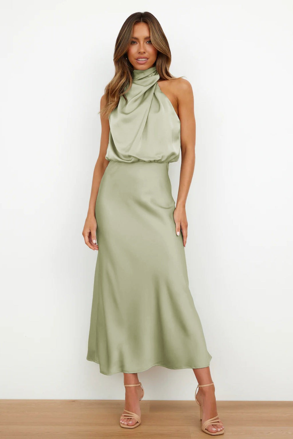 Mariana™ | Elegant Halter Evening Dress - image 1