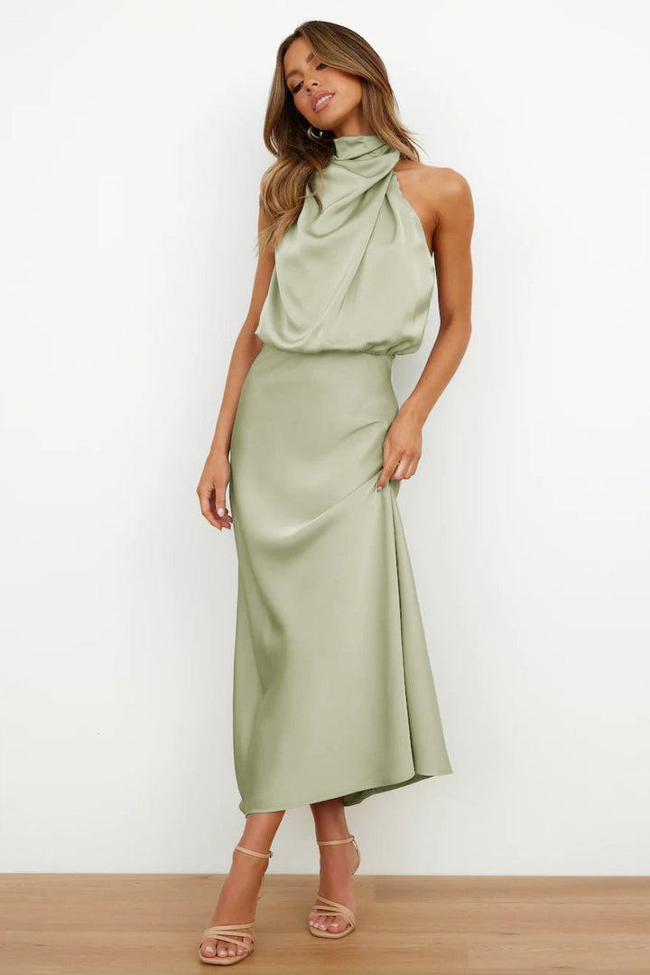 Mariana™ | Elegant Halter Evening Dress - image 2