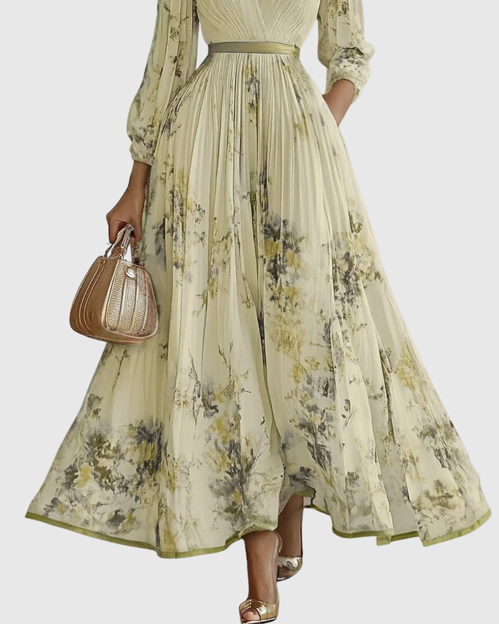 Rowella | Elegant Pleated Maxi Dress - image 10