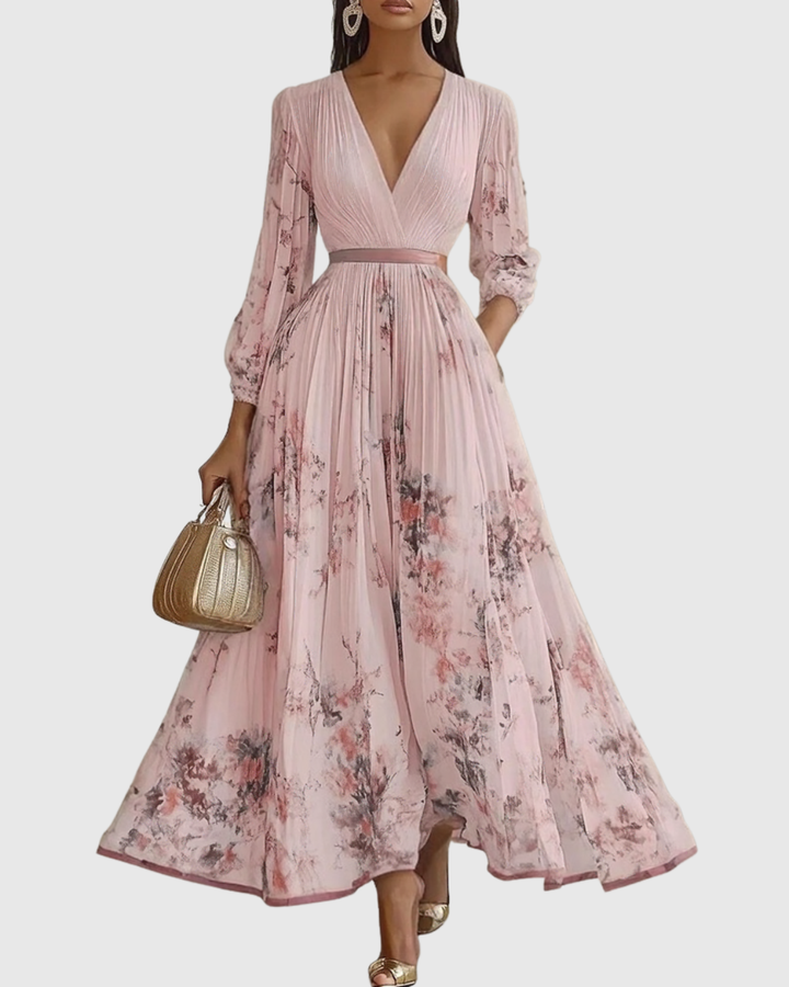 Rowella | Elegant Pleated Maxi Dress - image 11