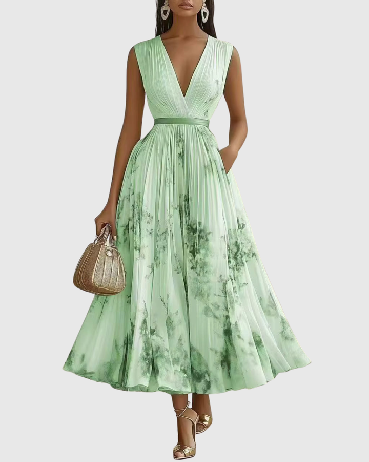Rowella | Elegant Pleated Maxi Dress - image 14