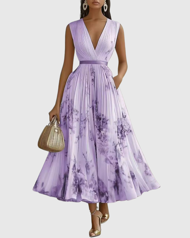 Rowella | Elegant Pleated Maxi Dress - image 15