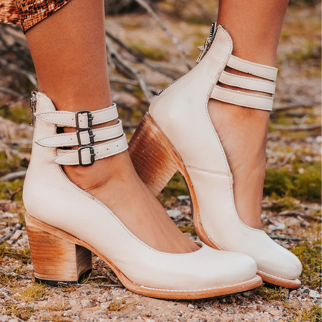 Verona | Vintage Strappy Ankle Strap Heels - image 11